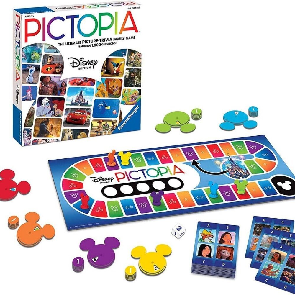 Pictopia - Family Trivia Game: Disney Edition | Interactive Quiz |Social Bonding